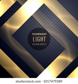 luxury gold light effect frame to enhance your design