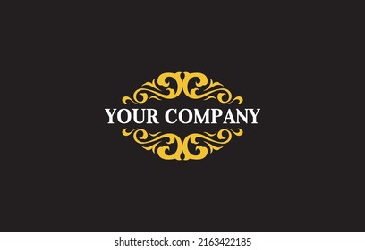 LUXURY GOLD LOGO DESIGN VINTAGE STYLE