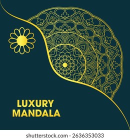 Luxury Gold Mandala Art and Decorative