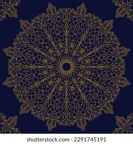 Luxury gold mandala background eps file and image