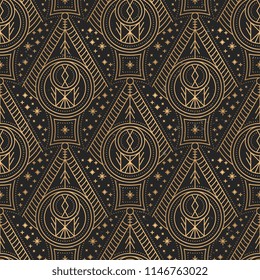 Luxury gold mandala pattern