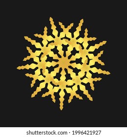 luxury gold mandala vector design