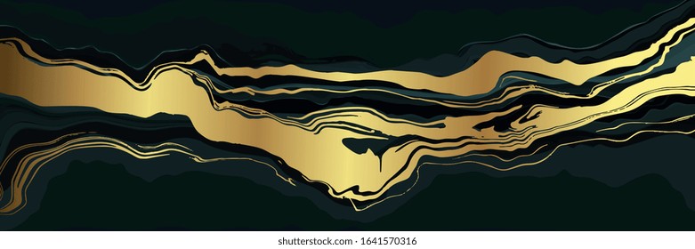 Luxury gold marble background texture. Golden marbling background design for 17:9 wallpaper, fabric , packaging design, 