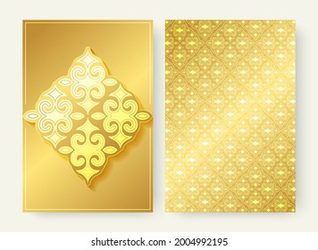 Grußkarte für Luxusgold