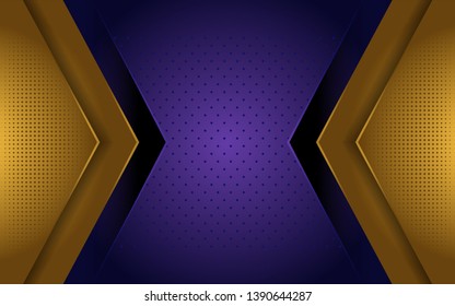 Luxury Gold And Purple Elegant Background