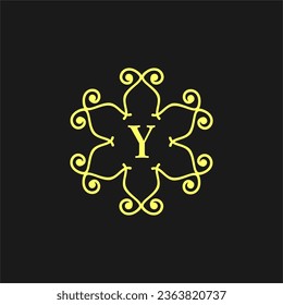  Luxury Gold Royal Brand Monogram Logo Vector