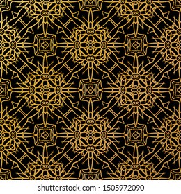 luxury gold Seamless Pattern Background