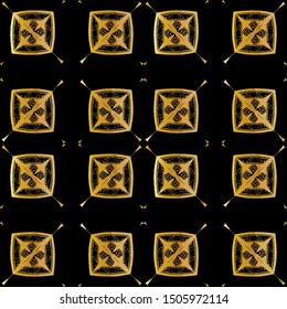 luxury gold Seamless Pattern Background