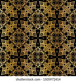luxury gold Seamless Pattern Background
