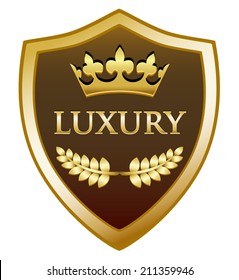 Luxury Gold Shield