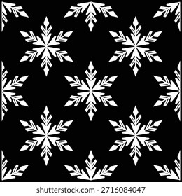 Luxury Gold Snowflake Pattern and illustrator