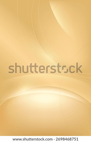 Luxury Golden Abstract Background with Elegant Waves and Light Effects