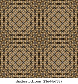Luxury golden art deco ornamental seamless pattern
