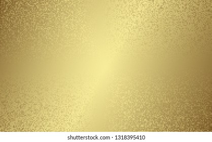 Luxury golden background. Abstract gold gradient texture background. Elegant golden design template for flyer, invitation, wallpaper and advertising. Luxury style backdrop. Vector Illustration