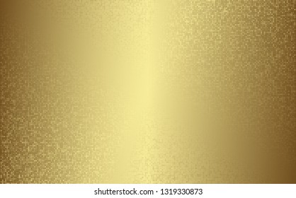 Luxury golden background. Abstract gold gradient texture background. Luxury style backdrop. Elegant golden design template for flyer, invitation, wallpaper and advertising. Vector Illustration