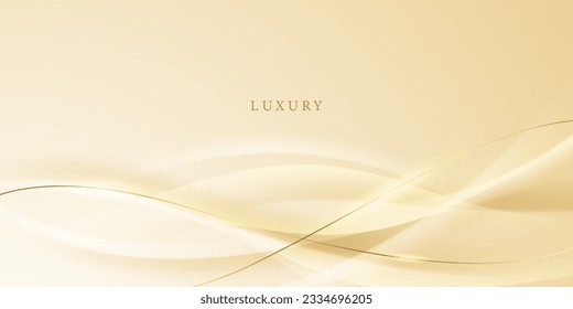 Luxury Golden Background With Luxurious Golden Elements Modern 3D Abstract Vector Illustration Design