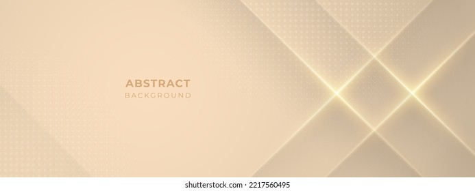 Luxury golden background with shiny gold lines 