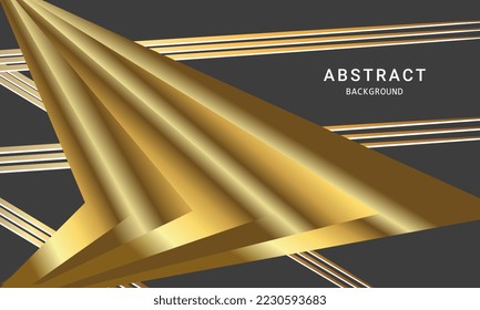 Luxury golden background for social media design vector pattern vector illustration.