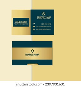 Luxury Golden Business Card Design 