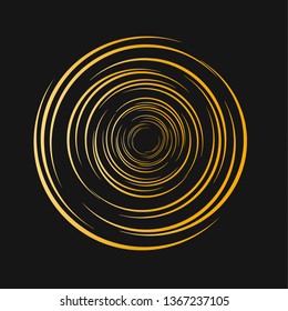 Luxury golden circle.