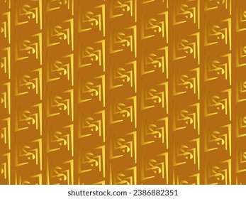 Luxury golden curve pattern cover design. Elegant floral ornament on gold background. Premium vector collection for rich brochure, luxury invitation, royal wedding template.