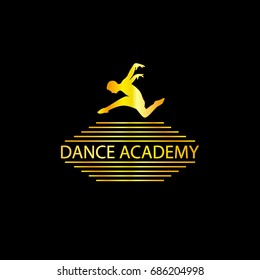 Luxury Golden Dance Academy Logo