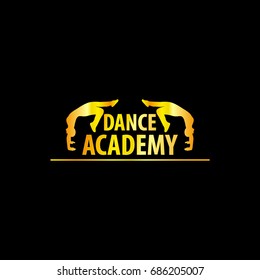 Luxury Golden Dance Academy Logo