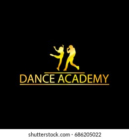 Luxury Golden Dance Academy Logo