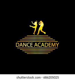 Luxury Golden Dance Academy Logo