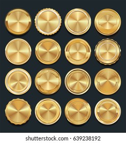 Luxury  golden design elements collection