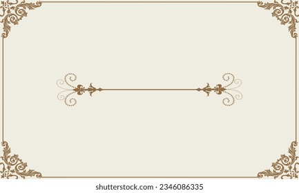  Luxury Golden floral frames design