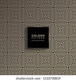 Luxury golden geometric pattern, abstract pattern background