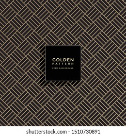Luxury golden geometric pattern, abstract pattern background