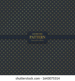 Luxury golden geometric pattern. Abstract line background, fashion style vector illustration for wallpaper, flyer, cover, design template. Realistic premium minimalistic ornament, backdrop.