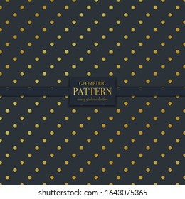 Luxury golden geometric pattern. Abstract line background, fashion style vector illustration for wallpaper, flyer, cover, design template. Realistic premium minimalistic ornament, backdrop.