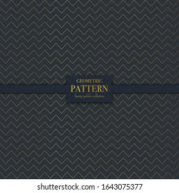 Luxury golden geometric pattern. Abstract line background, fashion style vector illustration for wallpaper, flyer, cover, design template. Realistic premium minimalistic ornament, backdrop.