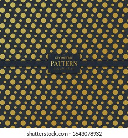 Luxury golden geometric pattern. Abstract line background, fashion style vector illustration for wallpaper, flyer, cover, design template. Realistic premium minimalistic ornament, backdrop.
