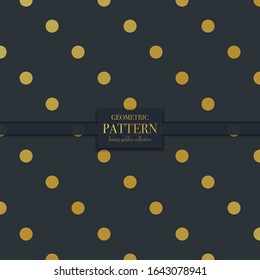 Luxury golden geometric pattern. Abstract line background, fashion style vector illustration for wallpaper, flyer, cover, design template. Realistic premium minimalistic ornament, backdrop.