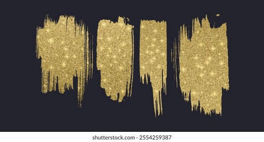 Luxury golden glittering background Falling gold glitter Can be used for Holiday, any celebration Christmas