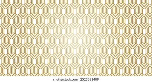 A luxury golden gradient seamless pattern background on an isolated white background