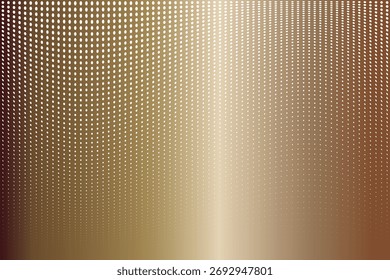 Luxury Golden Halftone Dot Pattern with Warped Gradient Effect. 14