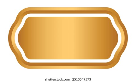 Luxury Golden Islamic Banner Set Title Frame Png Transparent Background Text Box
