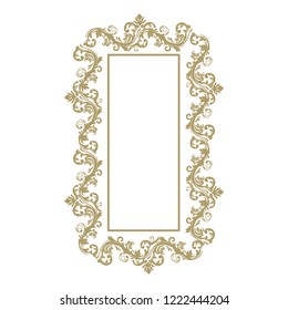 luxury golden label frame 