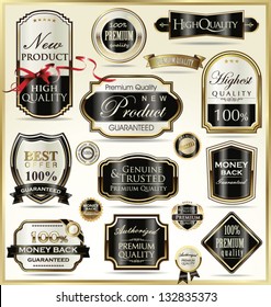 Luxury golden labels