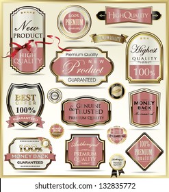 Luxury golden labels