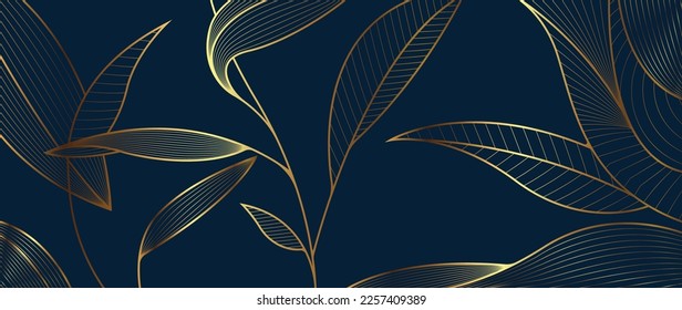 Luxury golden linear background. Art Deco Pattern, Linear wave background texture for print, fabric, packaging design, invite.