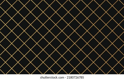 Luxury golden lines with black background