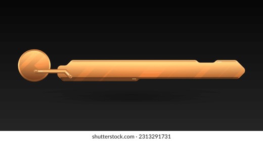 Plantilla de banner de título de emisión de pantalla inferior dorada de lujo
