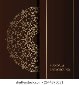 Luxury Golden luxury mandala background	