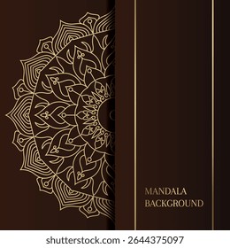 Luxury Golden luxury mandala background	